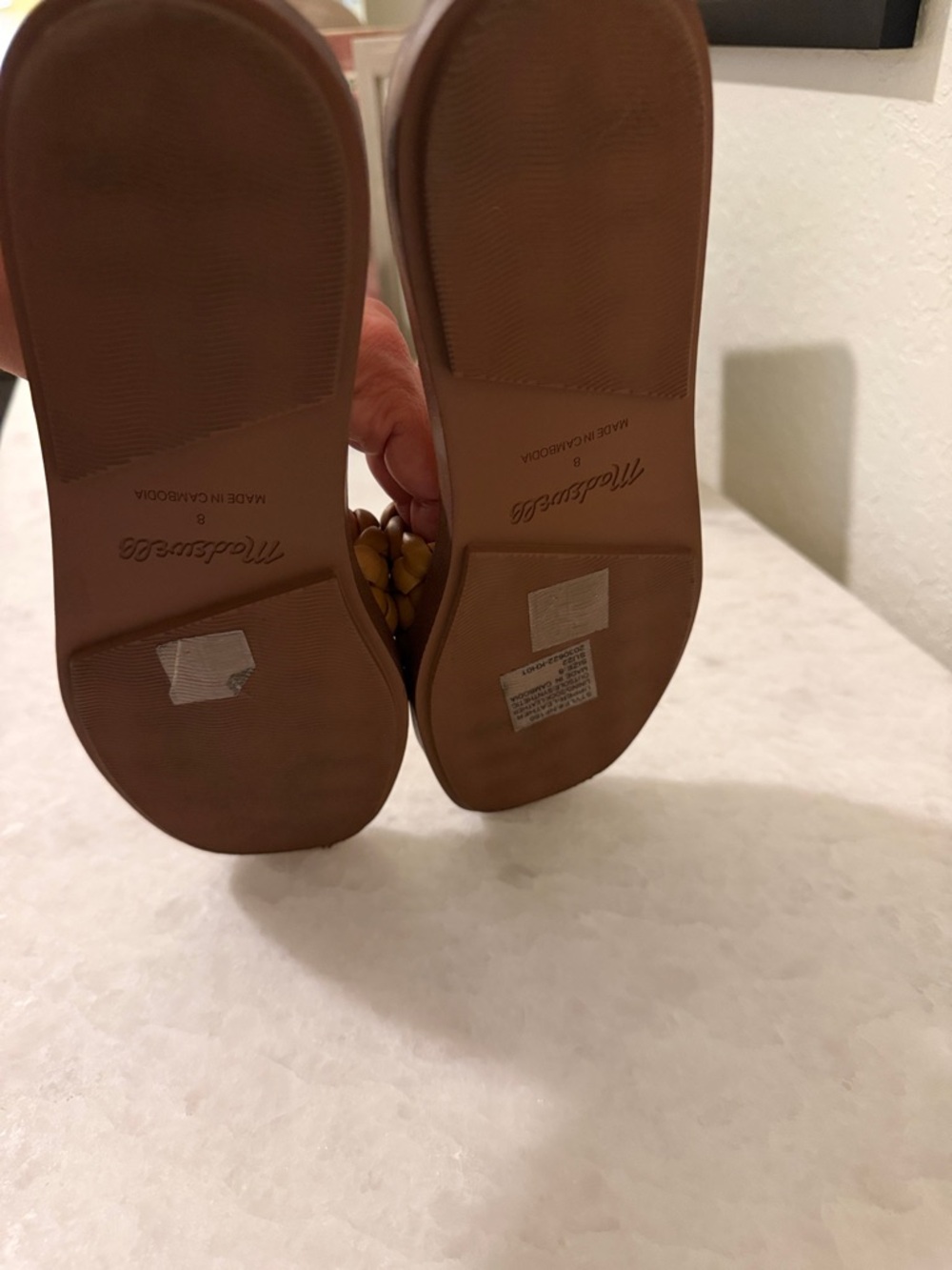 NWOB Madewell Puffy Woven Sandals - sz 8 - Picture 4 of 4